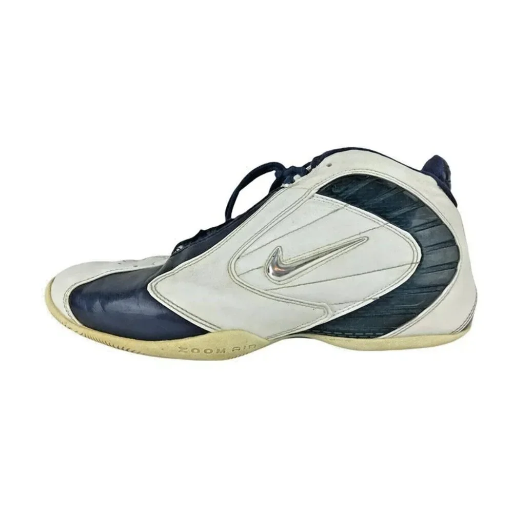 Nike Mens Air Zoom Adrenaline 307511 Navy‎ Blue White Basketball Shoes Sz US 10